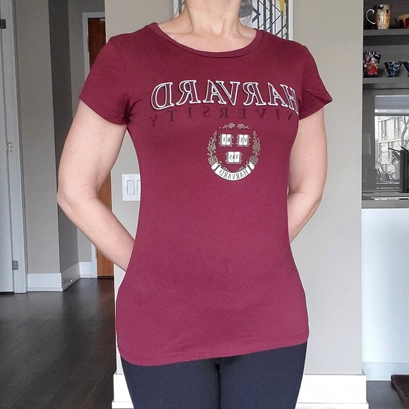 Harvard University Logo Cotton T-shirt π - Picture 3 of 14